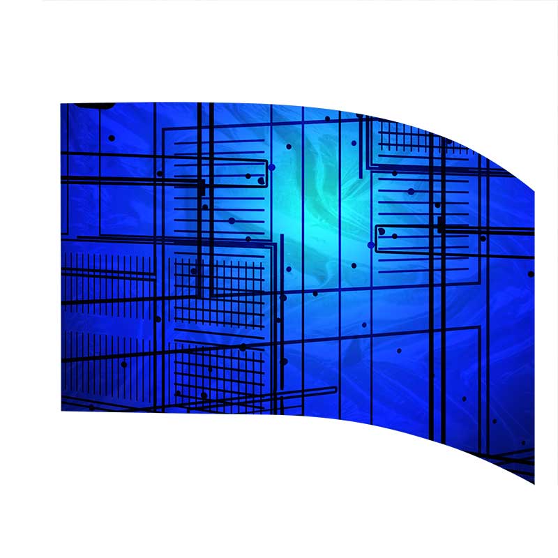 Banderas digitales hechas a medida: Estilo 1815